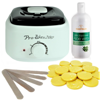 Zestaw do depilacji - SUNNY BEACH - Podgrzewacz + Wosk 1kg + Balsam